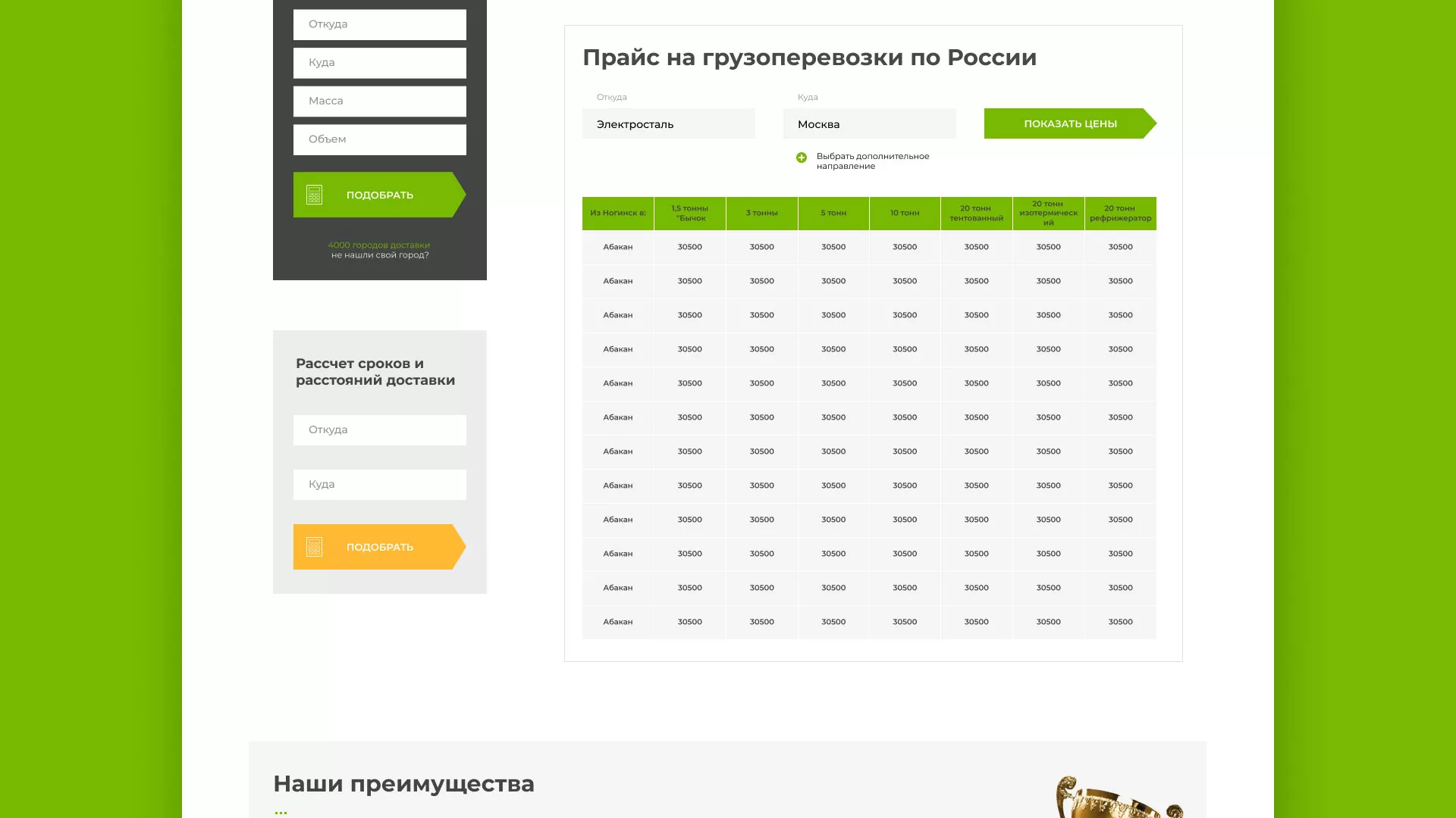 Разработка логотипа и сайта компании «Инком-Логистика» в Нюрбе