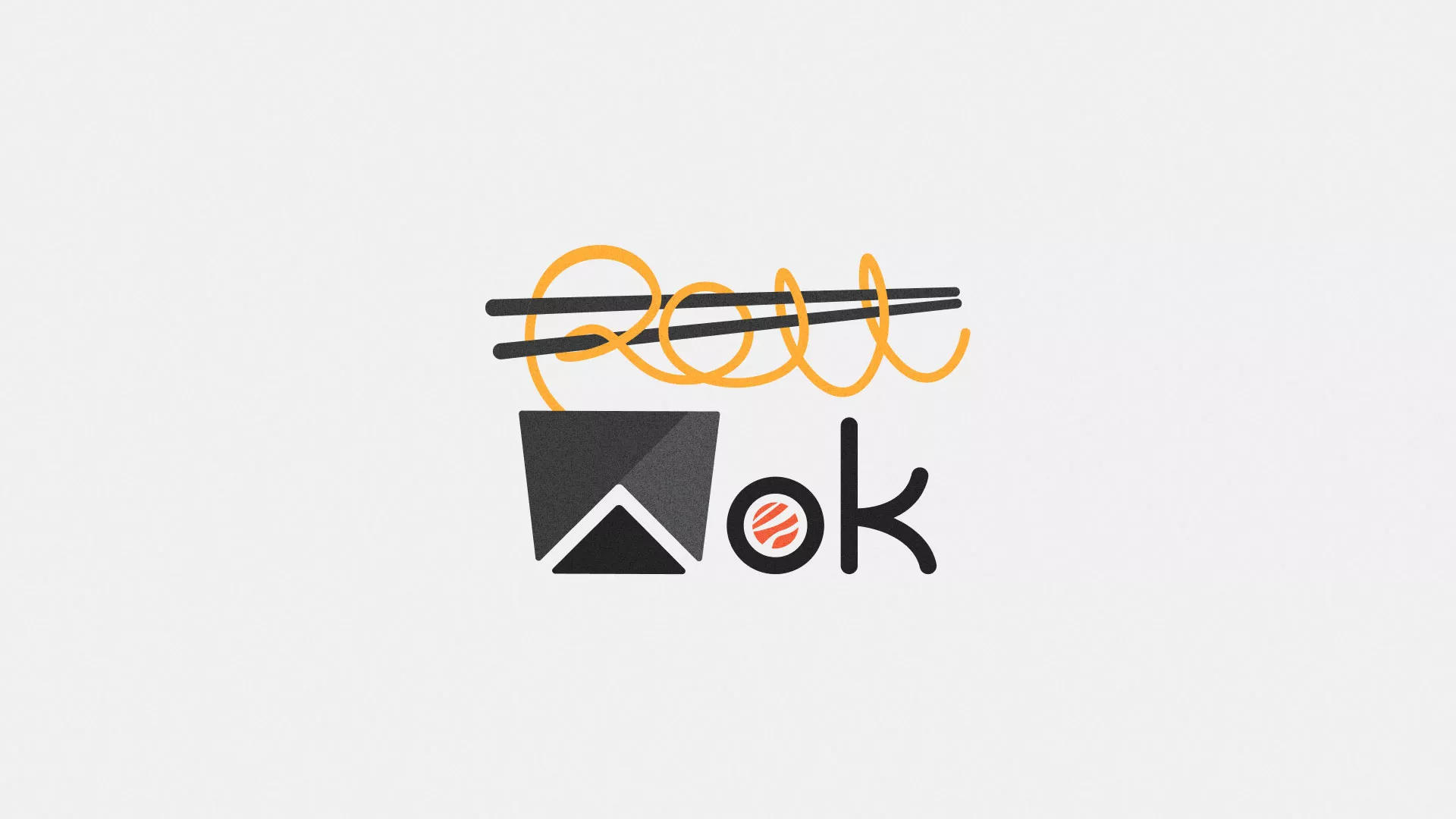 Разработка логотипа в Нюрбе для суши-бара «Roll Wok Club» Разработка логотипа в Нюрбе для суши-бара «Roll Wok Club»